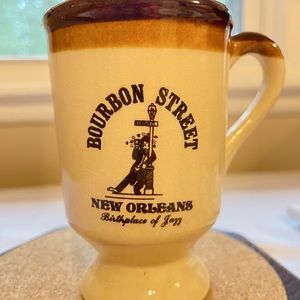Vintage New Orleans Footed Mug